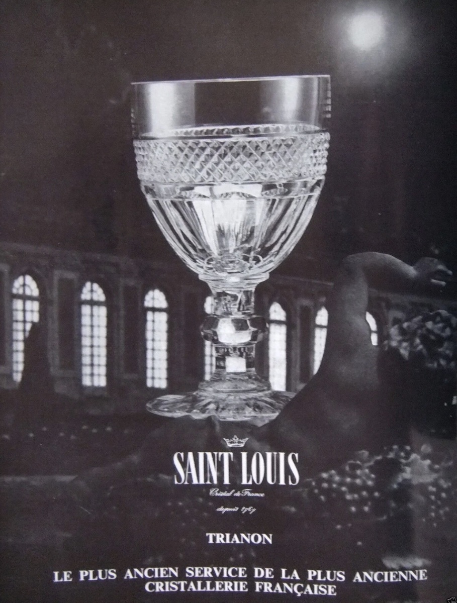 Série de 7 verres à eau cristal Saint-Louis modèle Trianon -photo-6
