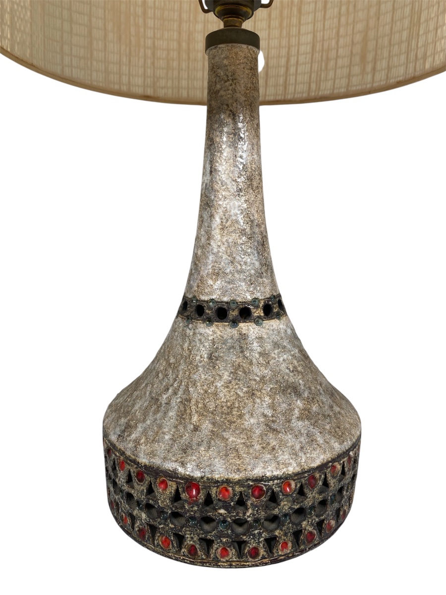 Ceramic Lamp Designed By Raphaël Giarrusso (1925–1986), Circa 1965-photo-1