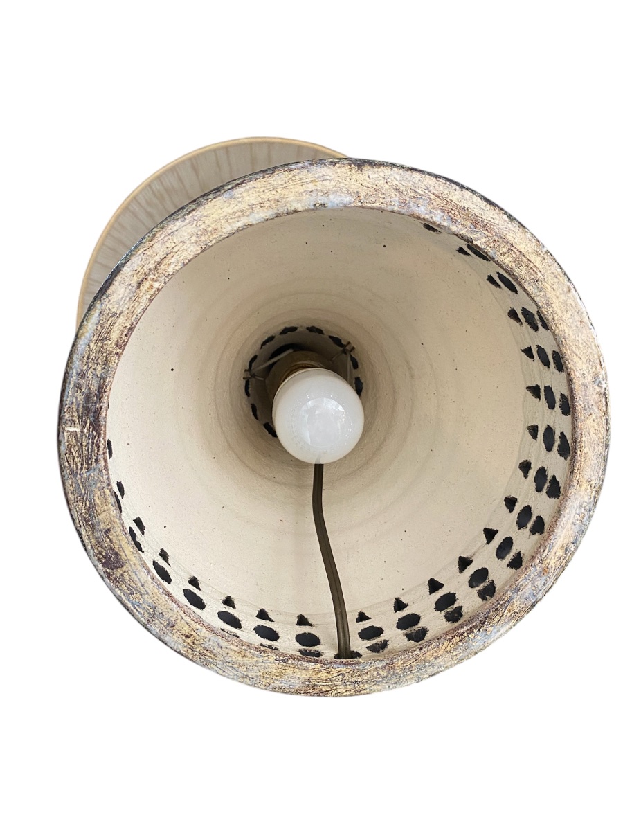 Ceramic Lamp Designed By Raphaël Giarrusso (1925–1986), Circa 1965-photo-7