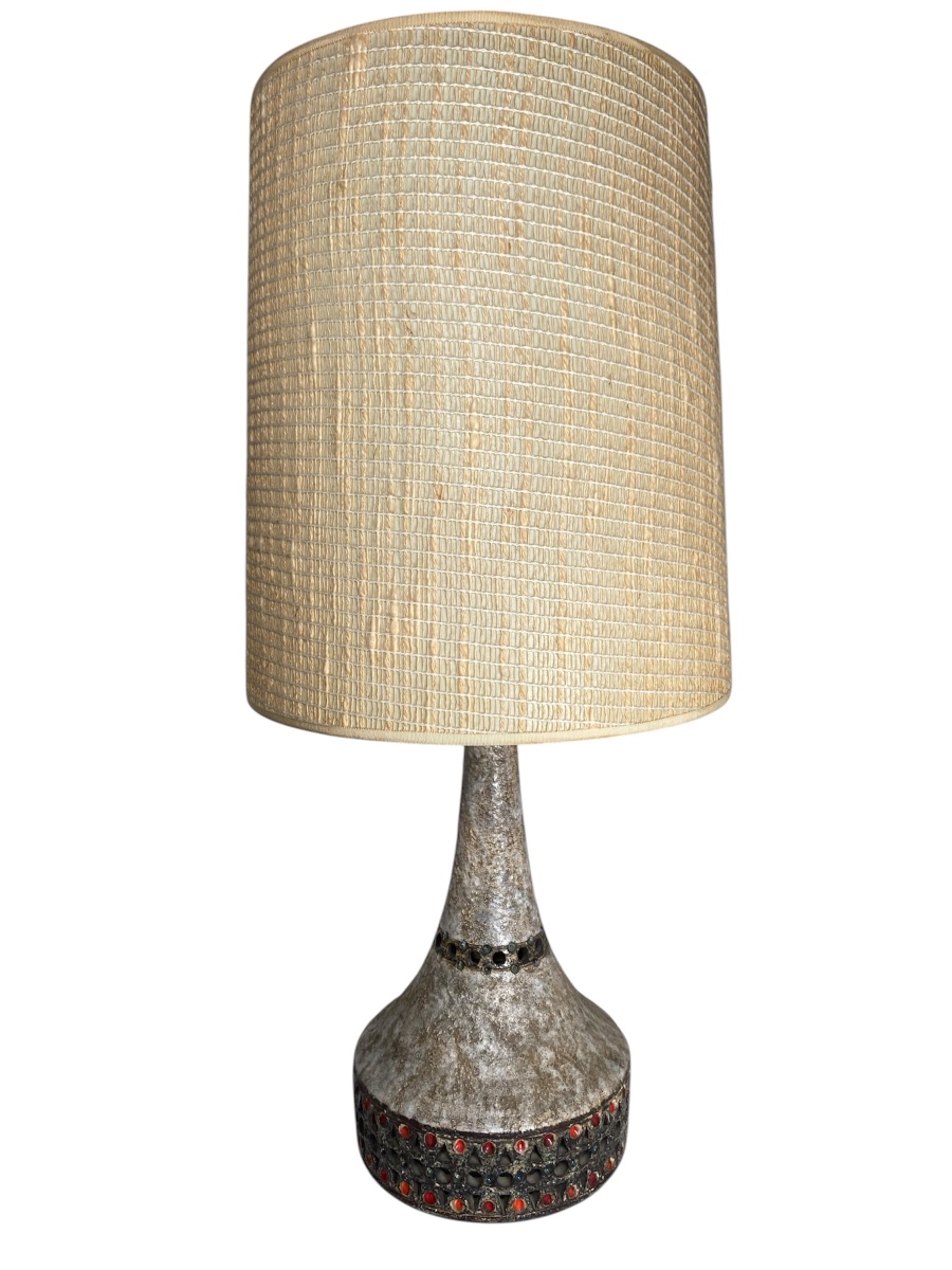 Ceramic Lamp Designed By Raphaël Giarrusso (1925–1986), Circa 1965