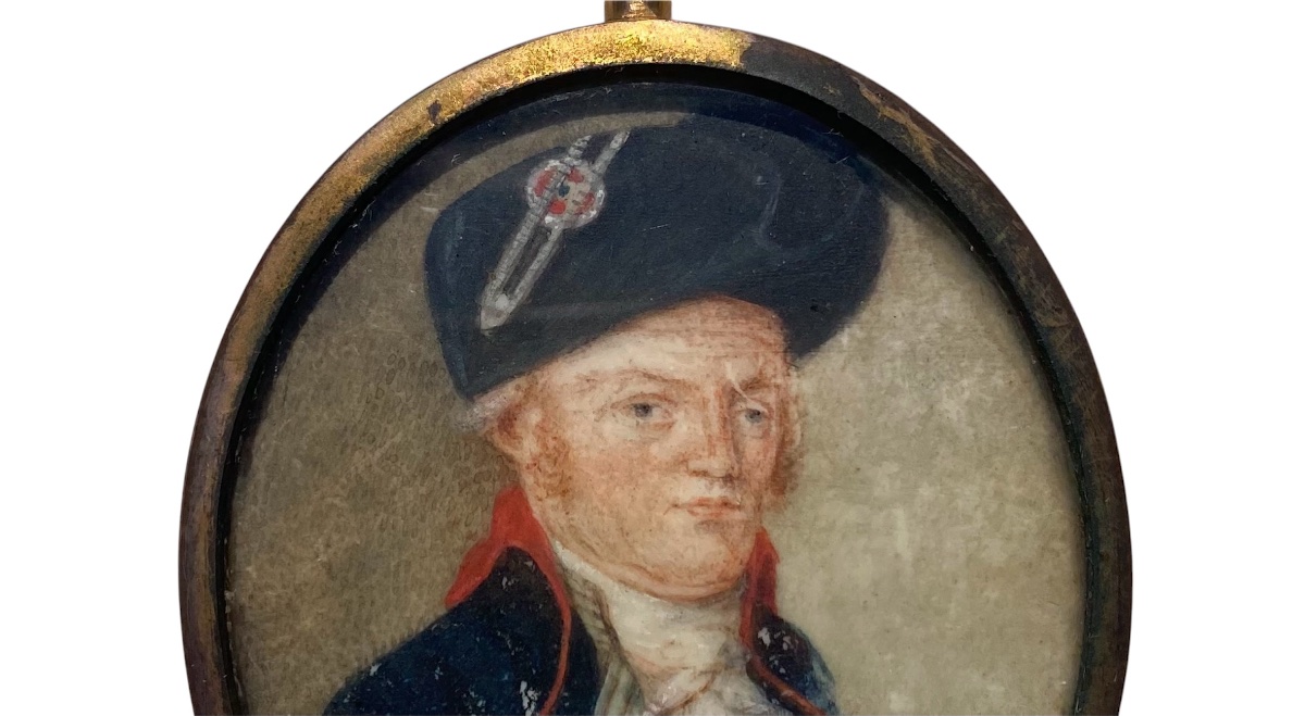Ivory Miniature: Portrait Of A French Citizen From The Revolutionary Era, Dated 1798-photo-4