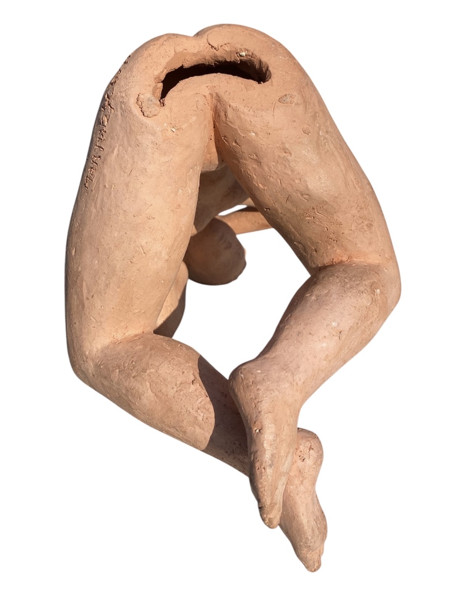 Terracotta Sculpture Signed By Marthe Baumel-schwenck (1913–1992) -photo-7