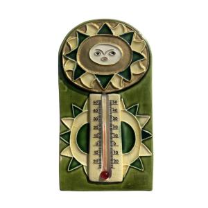 Mithé Espelt Ceramic Wall Thermometer, Circa 1970
