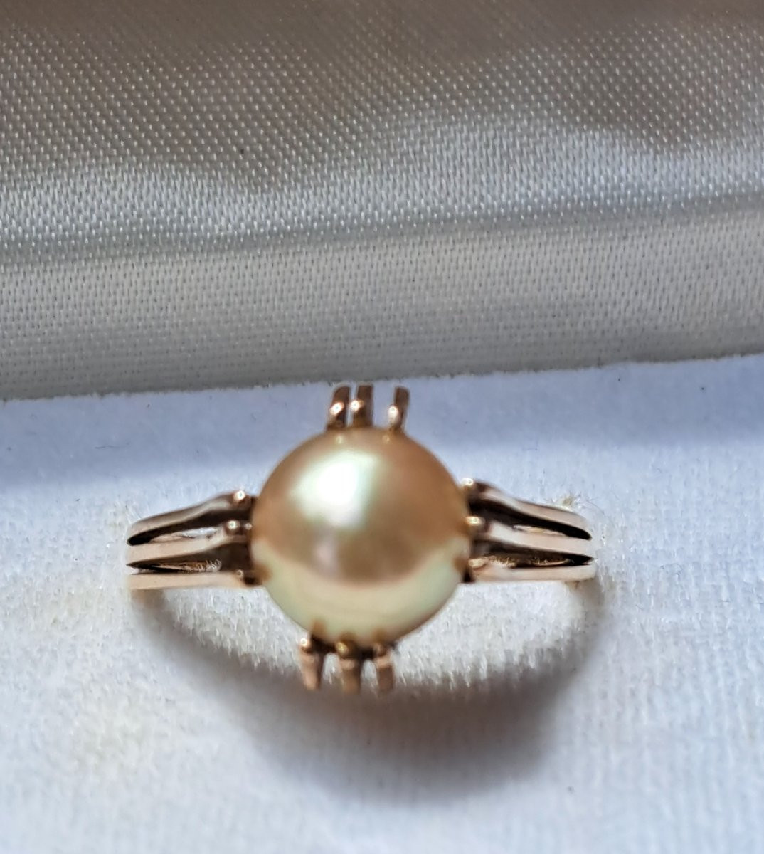 Bague Vintage En Or 18k.-photo-3