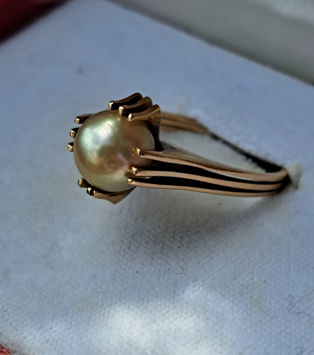 Bague Vintage En Or 18k.