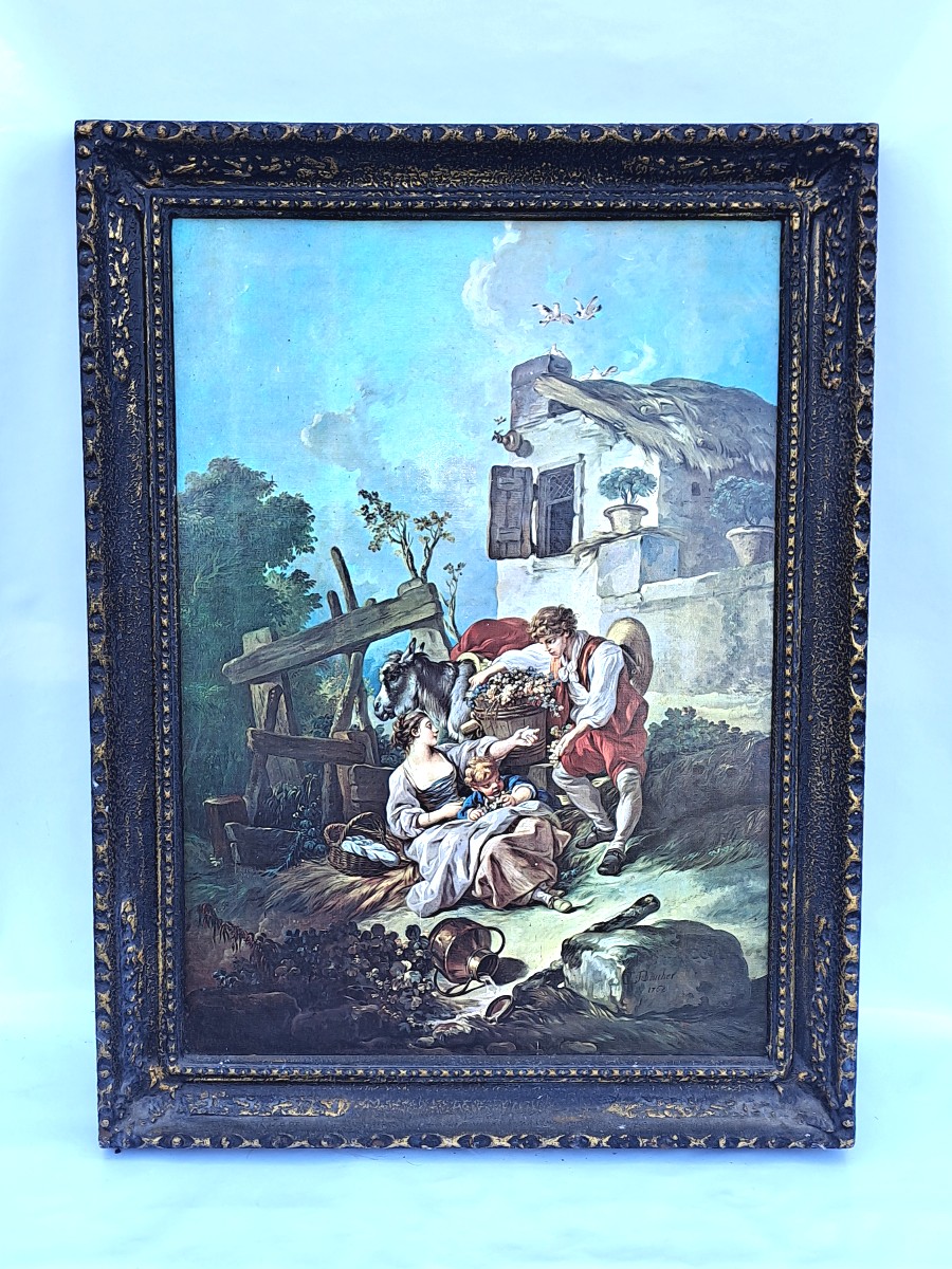 Tableaux-Chronolithographi .François Boucher.