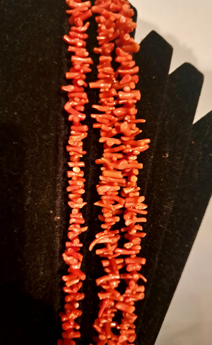 Parure en Corail.  Vintage. Année '50-photo-4
