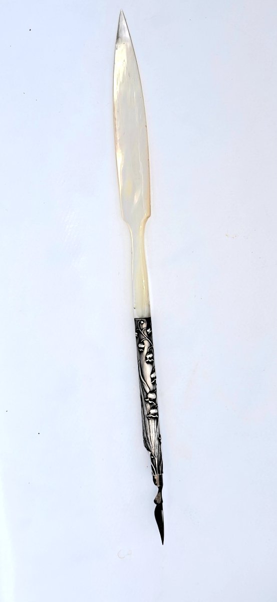 Silver Writing Set. Late 19th Century Paris. -photo-7