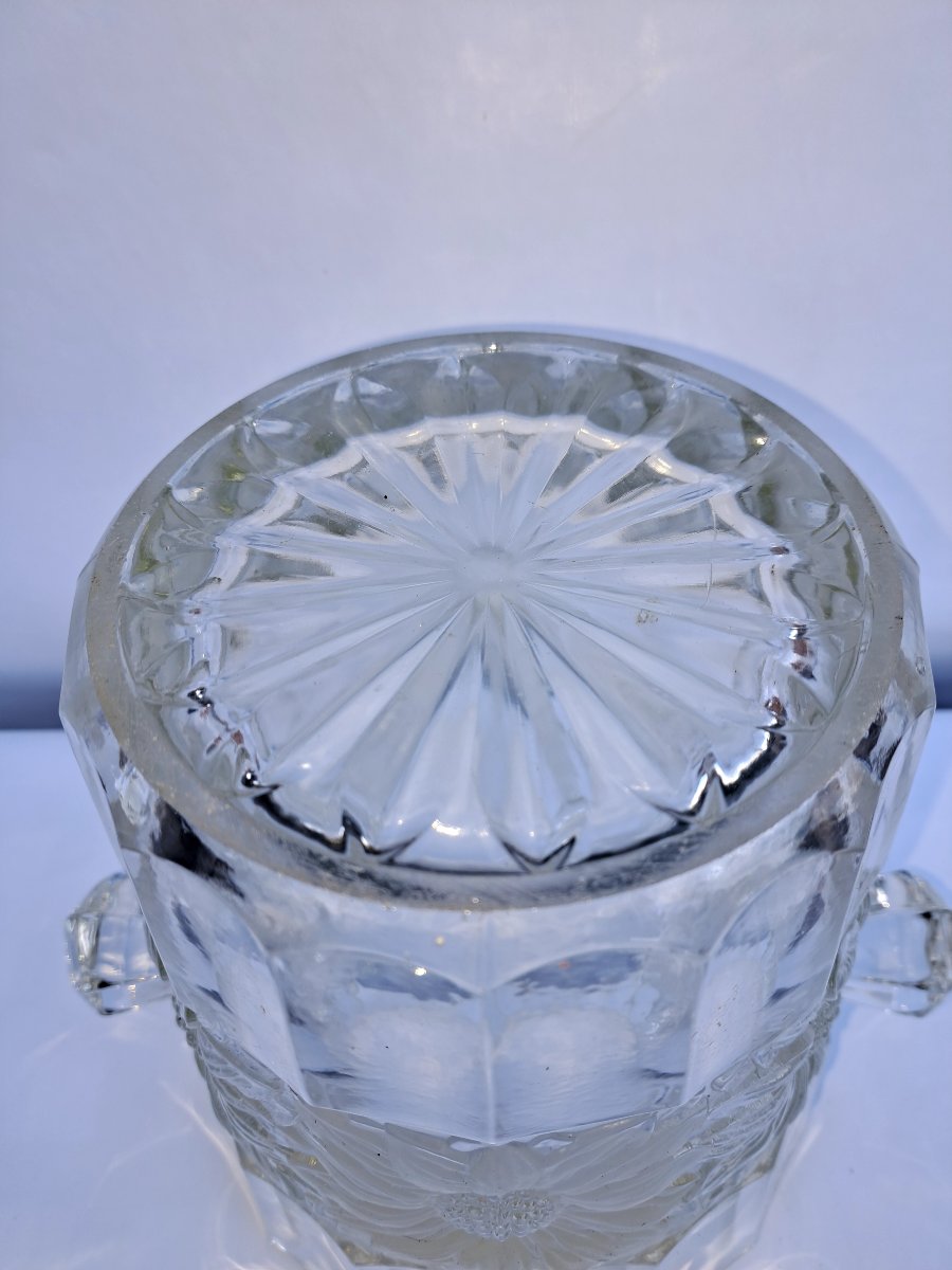 Crystal Champagne Bucket. Year 1950.-photo-4