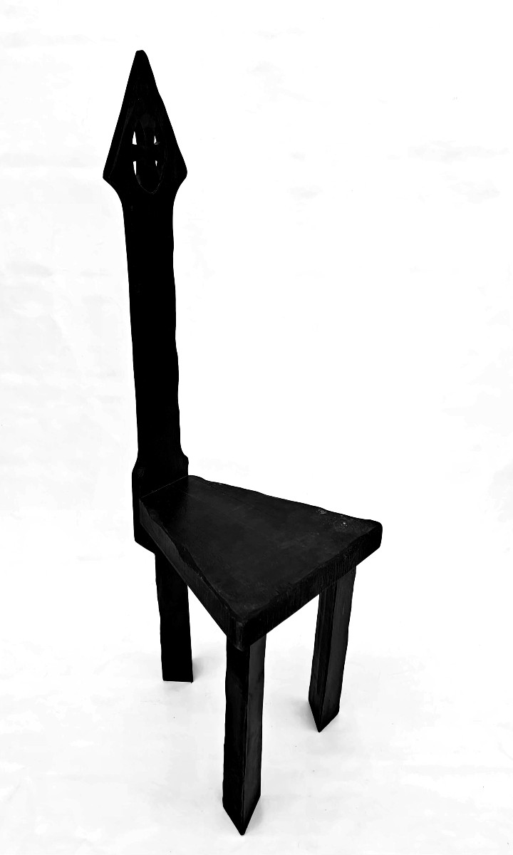 Antique Brutalist Chair. 