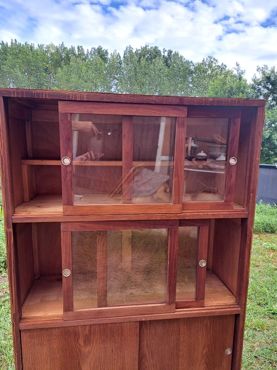 Bookcase, Display Cabinet.  Vintage. 1940s–1950s.