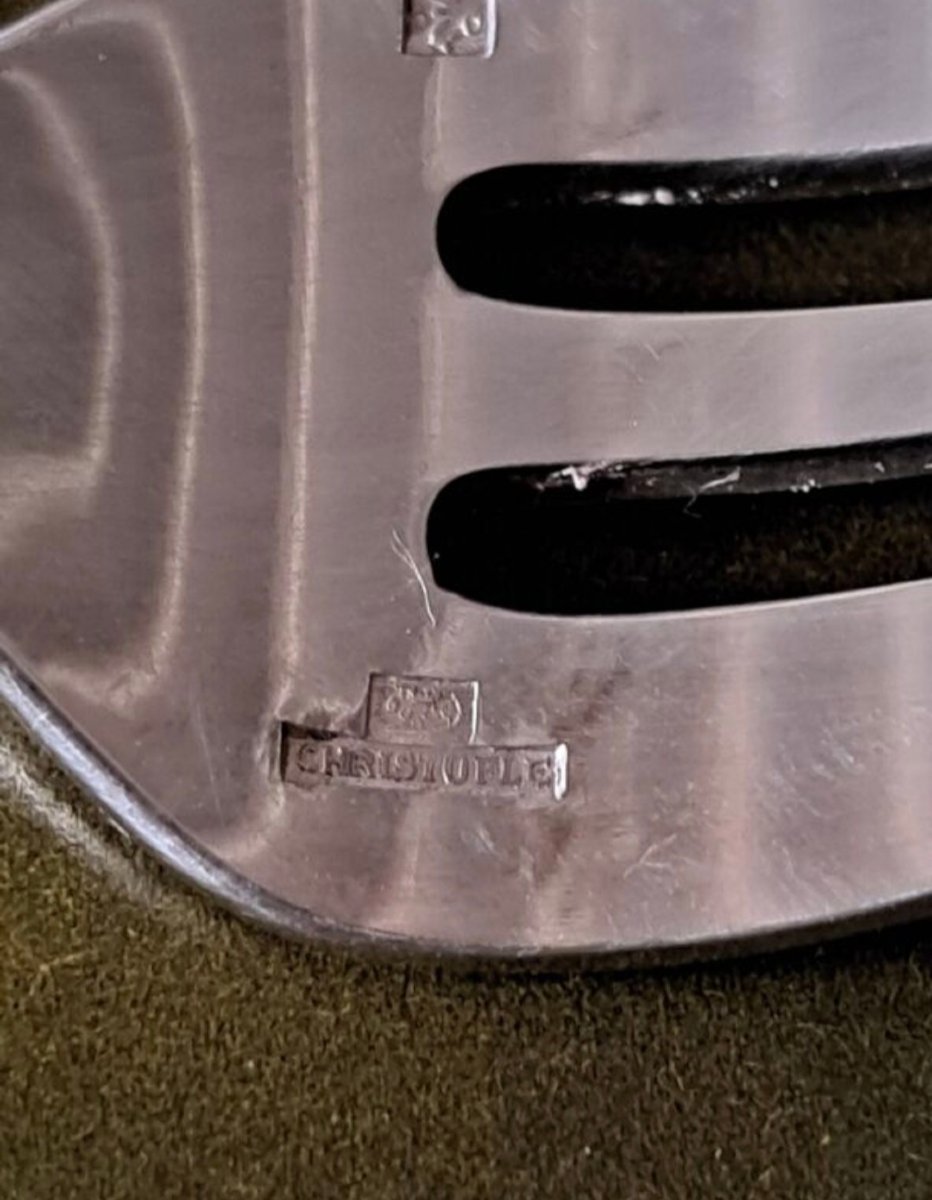 Oyster Fork . Christofle -photo-1