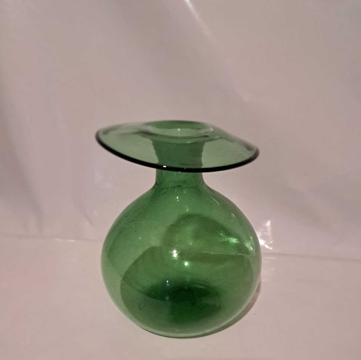 "saturn" Blown Glass Vase.  Nanny Still.-photo-2