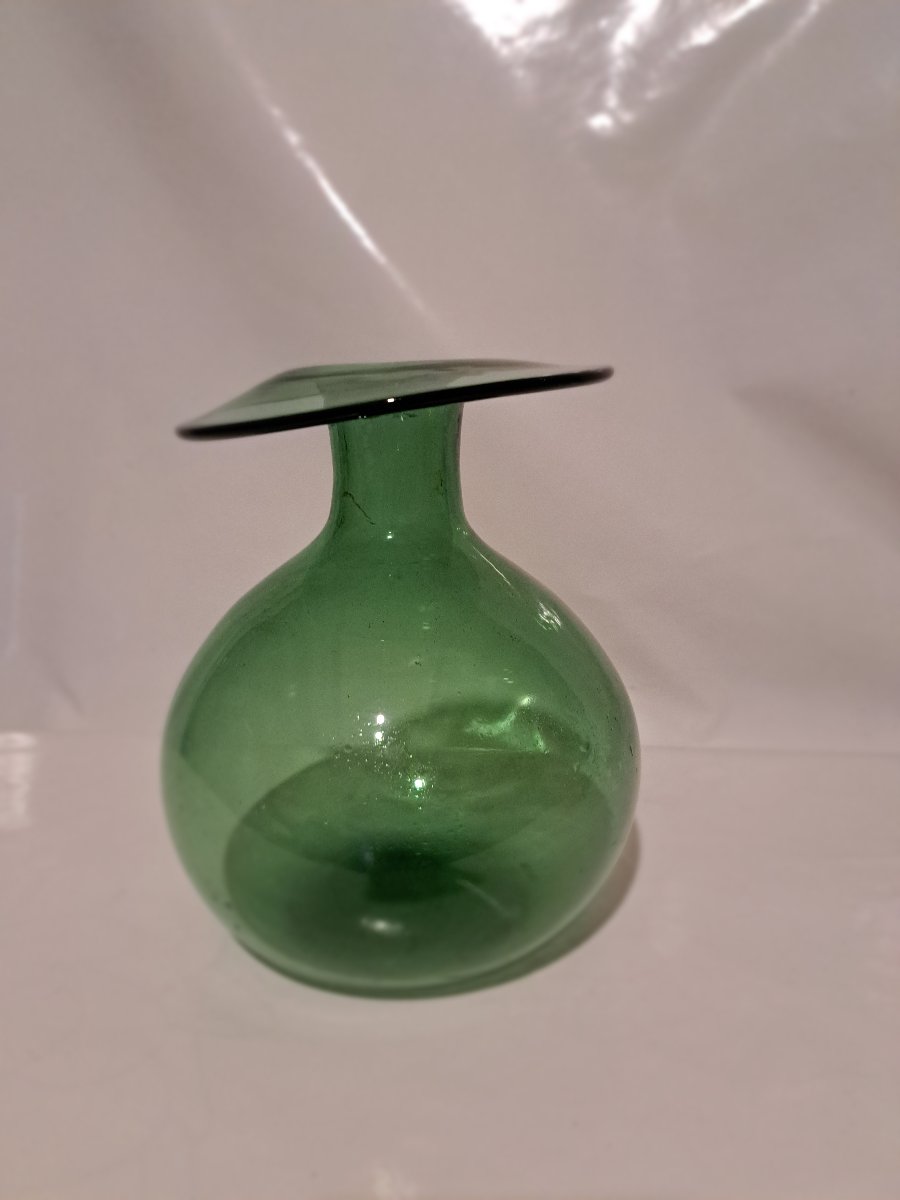 "saturn" Blown Glass Vase.  Nanny Still.-photo-2