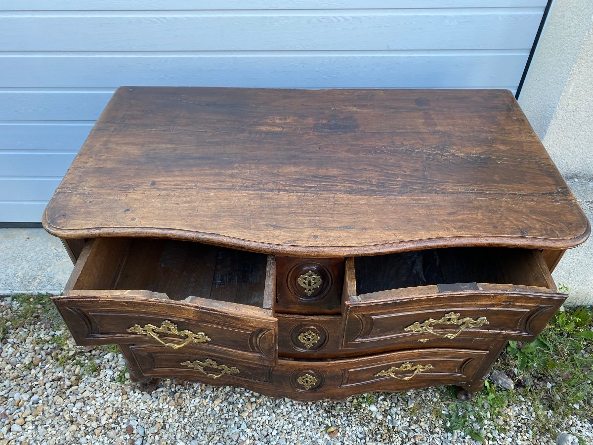 Crossbow Commode XVIII In Walnut-photo-4