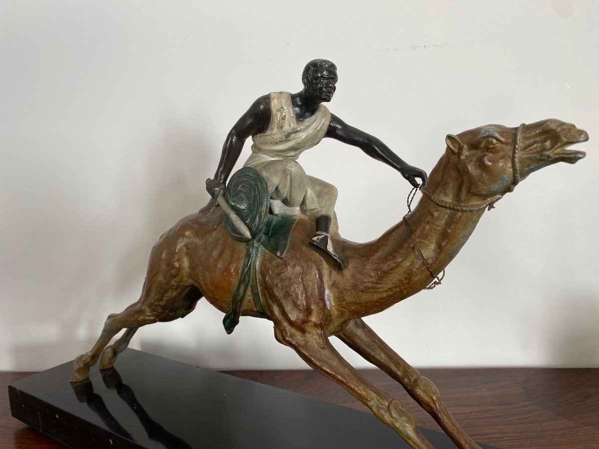 Édouard Drouot Sculpture Orientaliste fin XIXème-photo-1