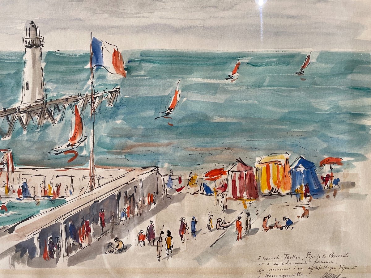 Marcel Azema-billa Trouville Beach-photo-3