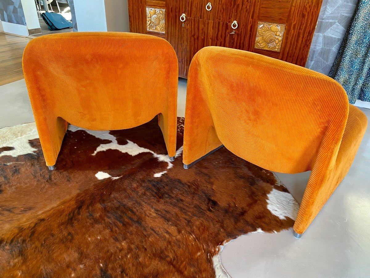 Piretti Pair Of Alky Chairs For Castelli-photo-3