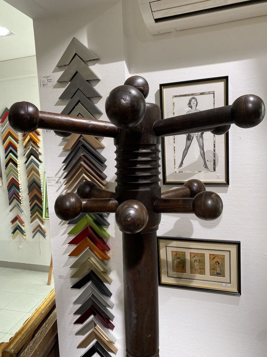 Charles Dudouyt Brutalist Coat Rack-photo-1