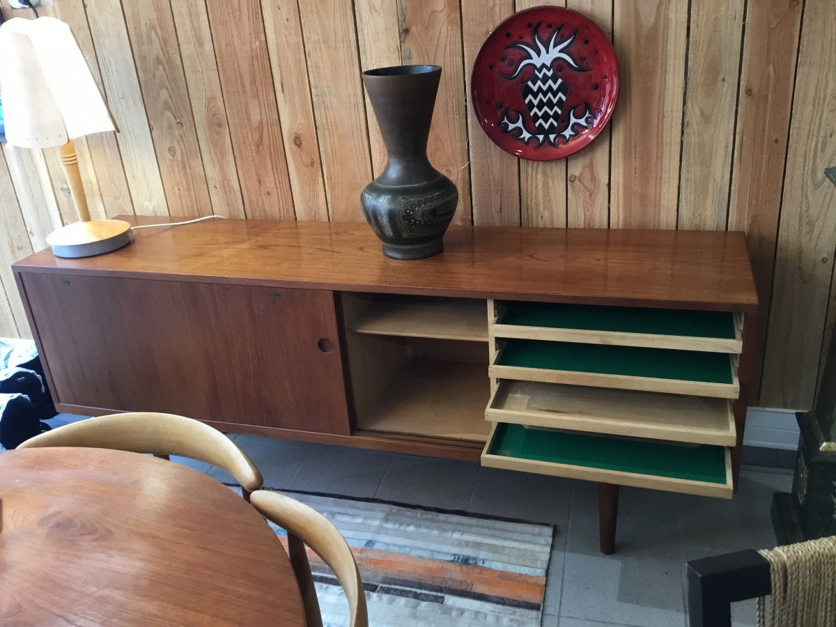 Hans Wegner Ry-26 Sideboard, In Teak, 1953 -photo-4