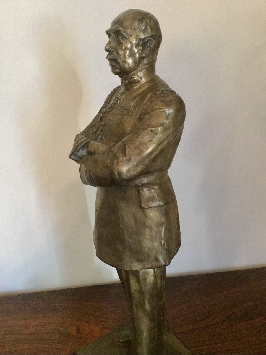 LABBÉ  Henri Bronze du  Colonel Brosse Fondeur Bisceglia, cire perdue-photo-1