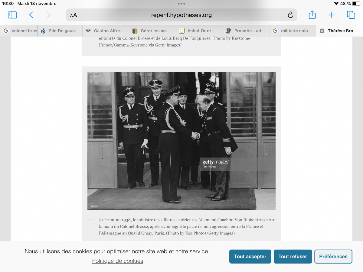 LABBÉ  Henri Bronze du  Colonel Brosse Fondeur Bisceglia, cire perdue-photo-4