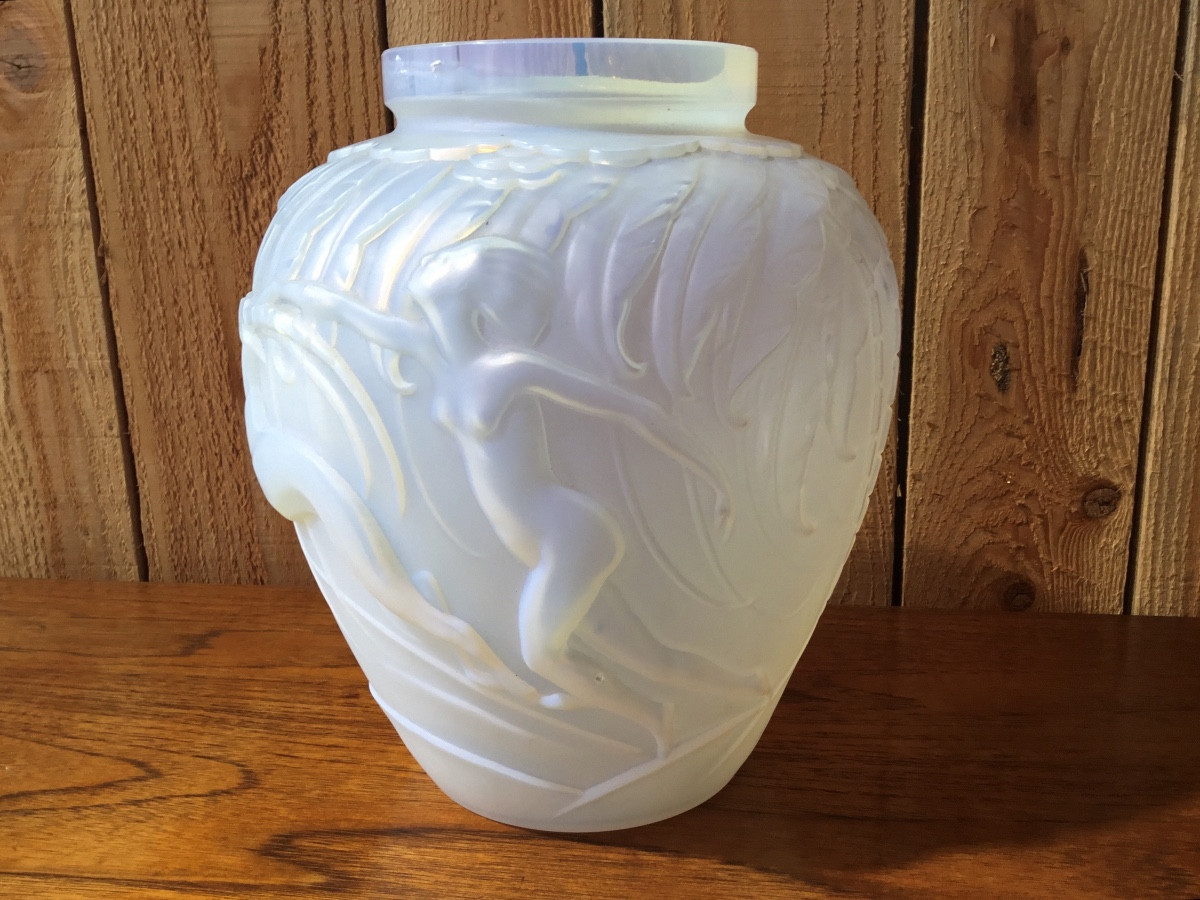 Vase Etling France Art deco 1930-photo-2