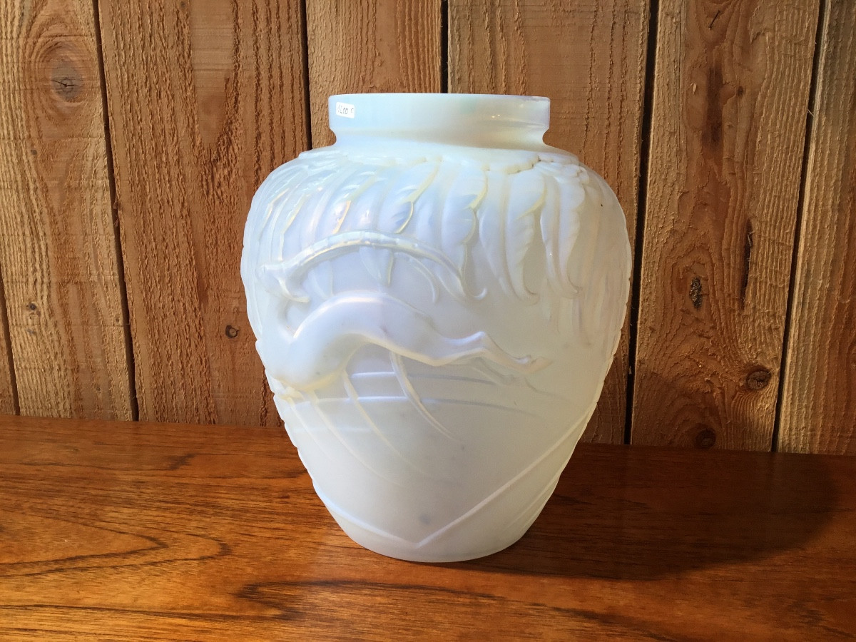 Vase Etling France Art deco 1930-photo-4