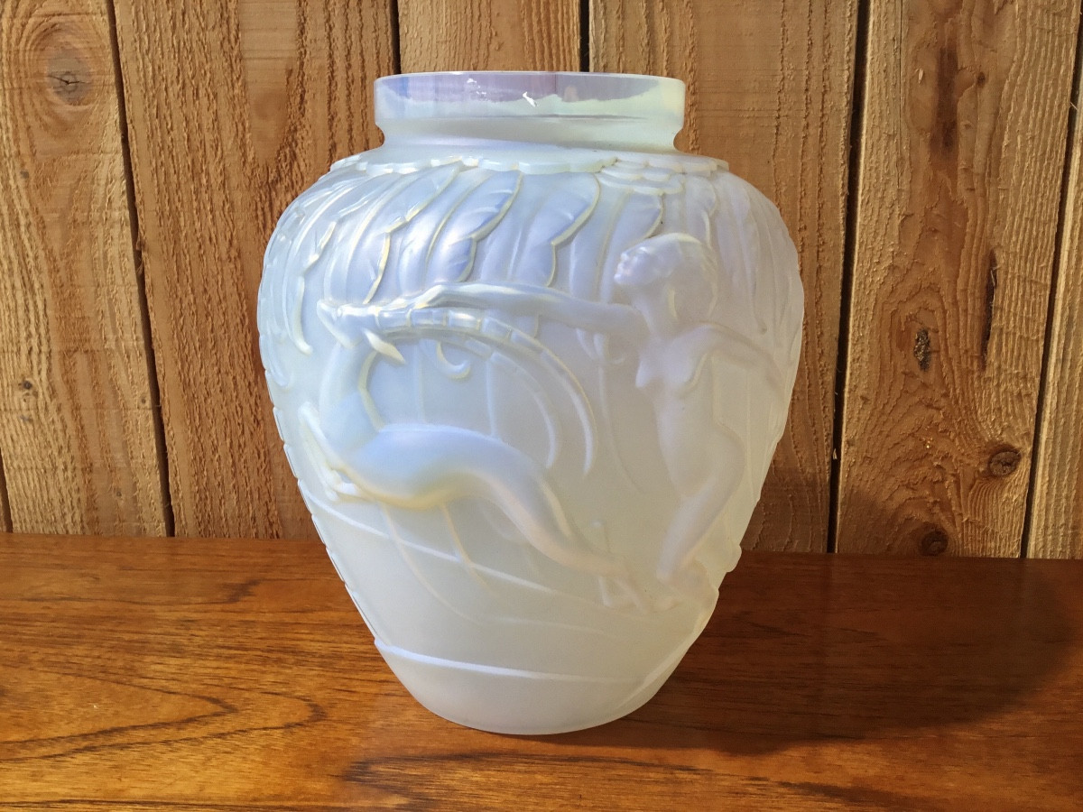 Vase Etling France Art deco 1930-photo-2