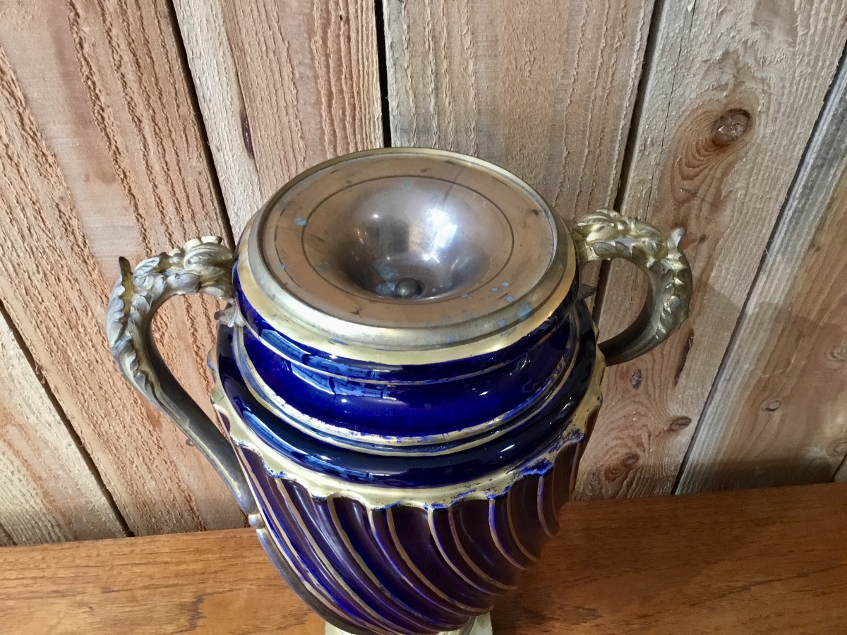 Porcelaine de Sèvres vase important XIXÈME -photo-4