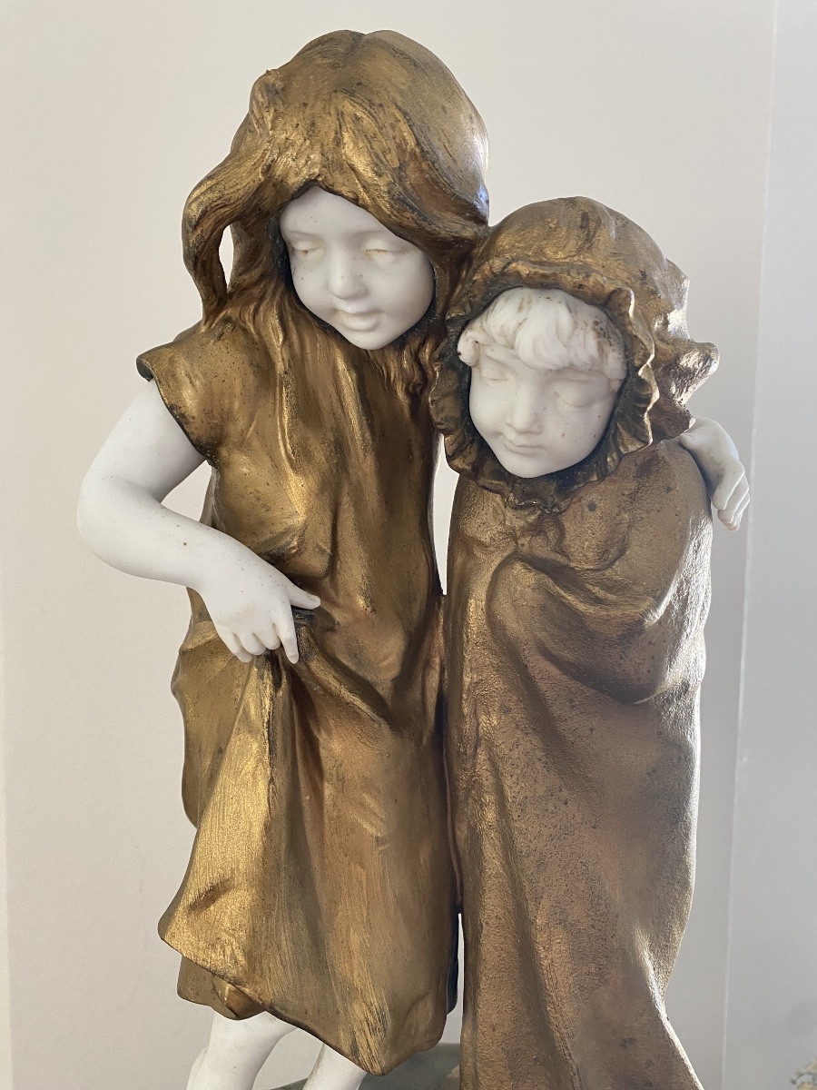 Mednat Sculpture With Little Girls 1900-photo-7