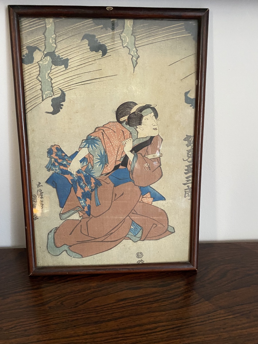 Utagawa Kunisada: Two 18th-century Woodblock Prints