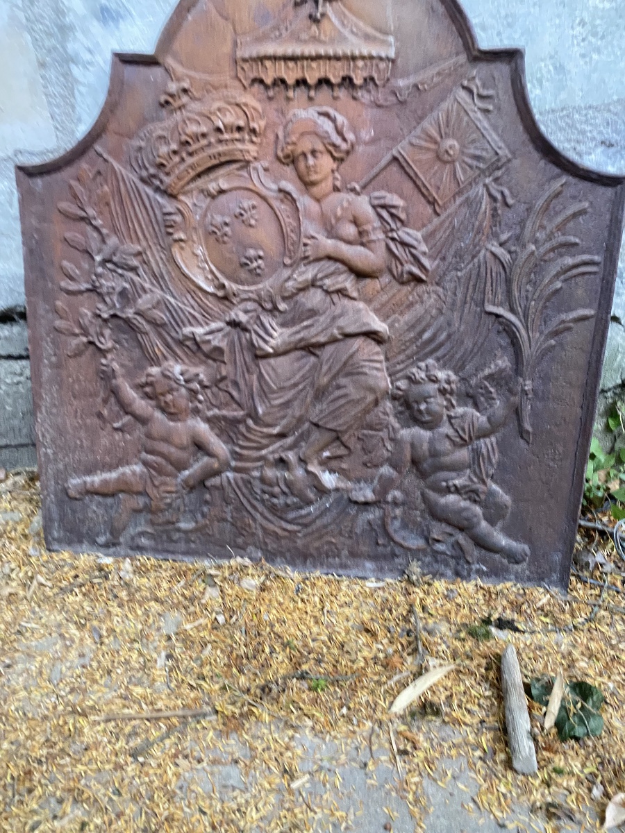 Plaque de Cheminée Epoque Régence 