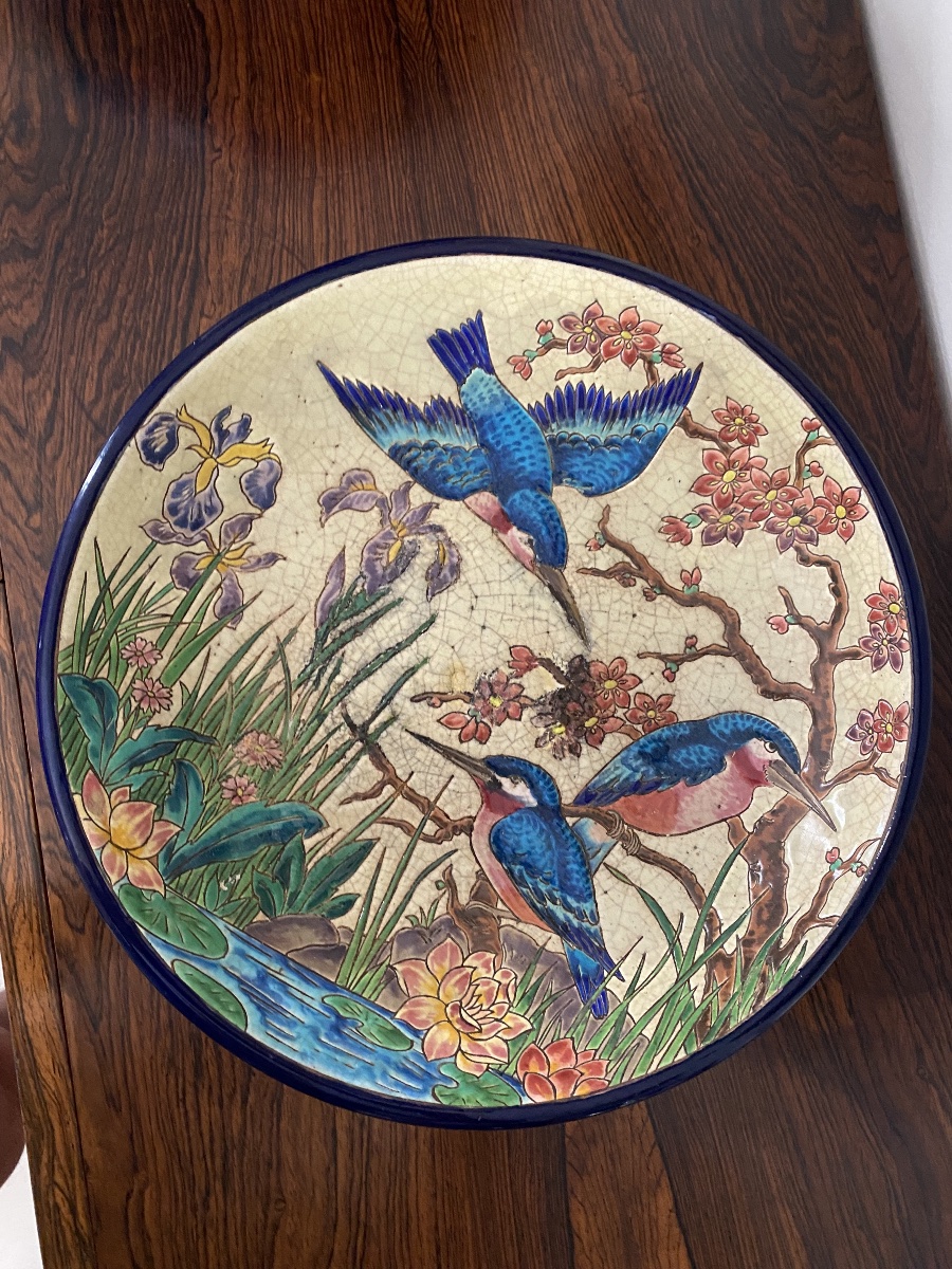 Longwy Enamels: Kingfishers—limited Edition -photo-2