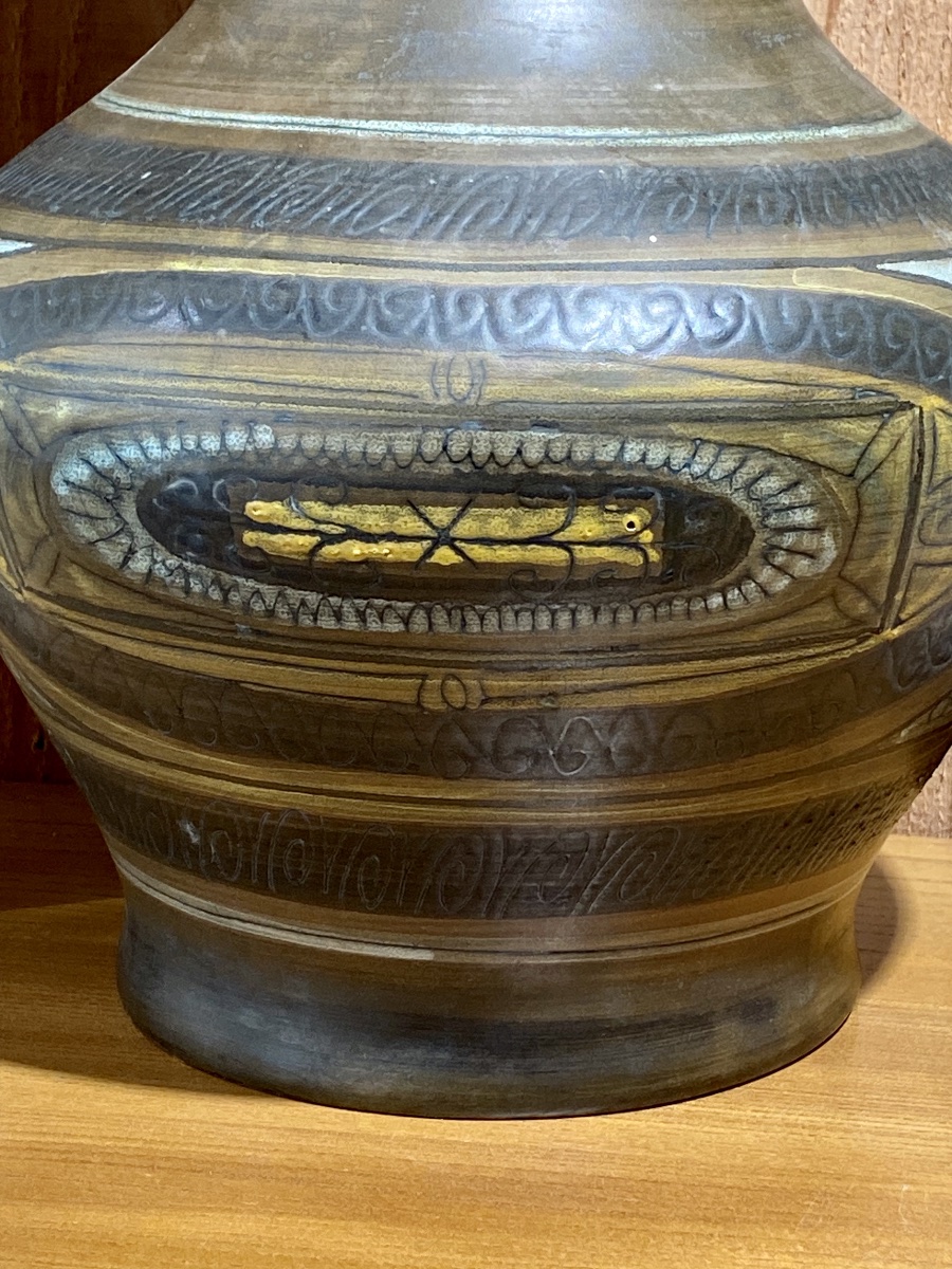 Jean de Lespinasse énorme vase en céramique 1950-photo-2