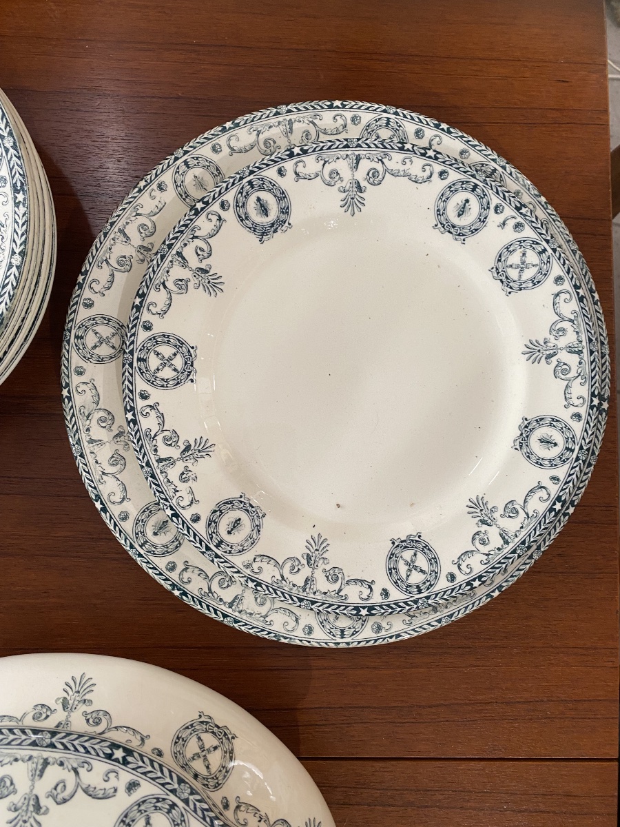 Cambaceres-style Salt Cellars, Serving Set, 19th Century -photo-3