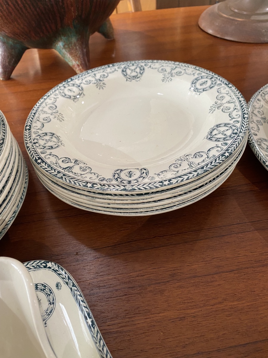 Cambaceres-style Salt Cellars, Serving Set, 19th Century -photo-1