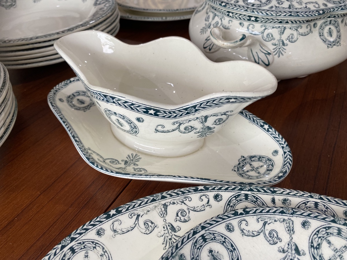 Cambaceres-style Salt Cellars, Serving Set, 19th Century -photo-3