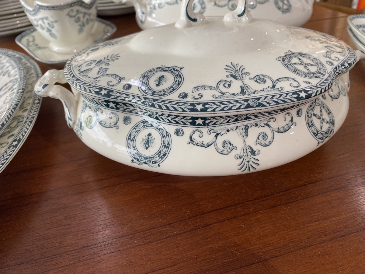 Cambaceres-style Salt Cellars, Serving Set, 19th Century -photo-4