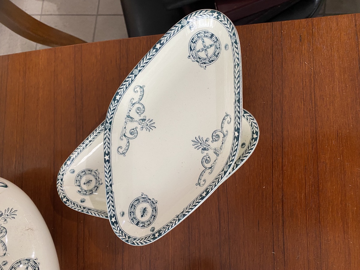 Cambaceres-style Salt Cellars, Serving Set, 19th Century -photo-6