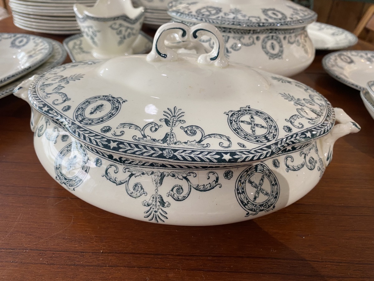 Cambaceres-style Salt Cellars, Serving Set, 19th Century -photo-8