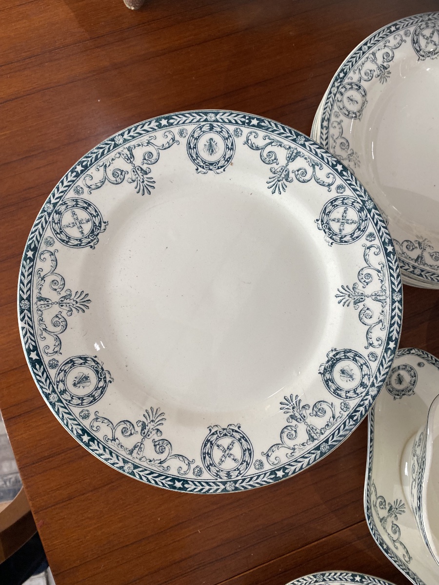 Cambaceres-style Salt Cellars, Serving Set, 19th Century 