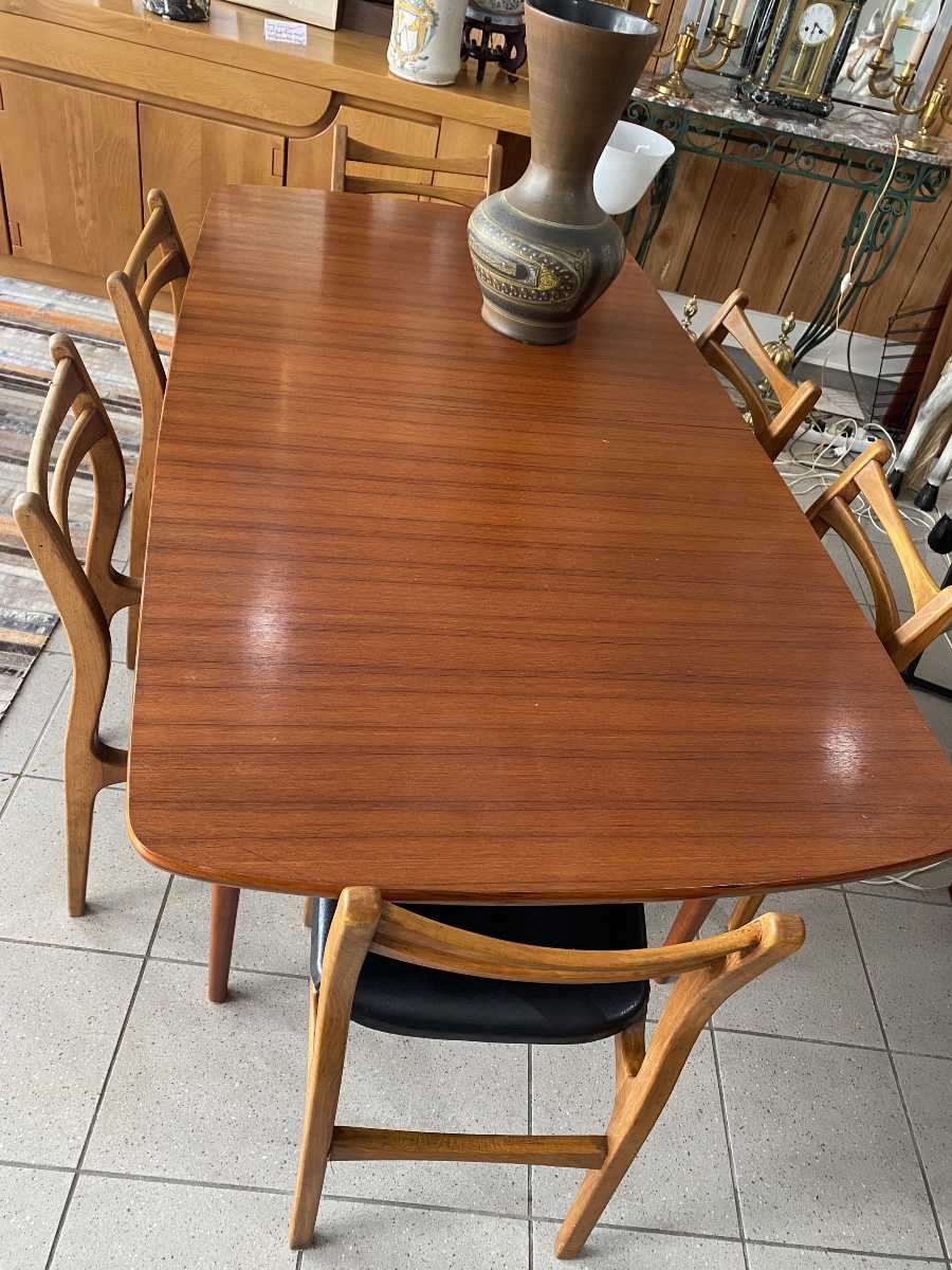 Andersen Table extensible scandinave en teck 1960-photo-4