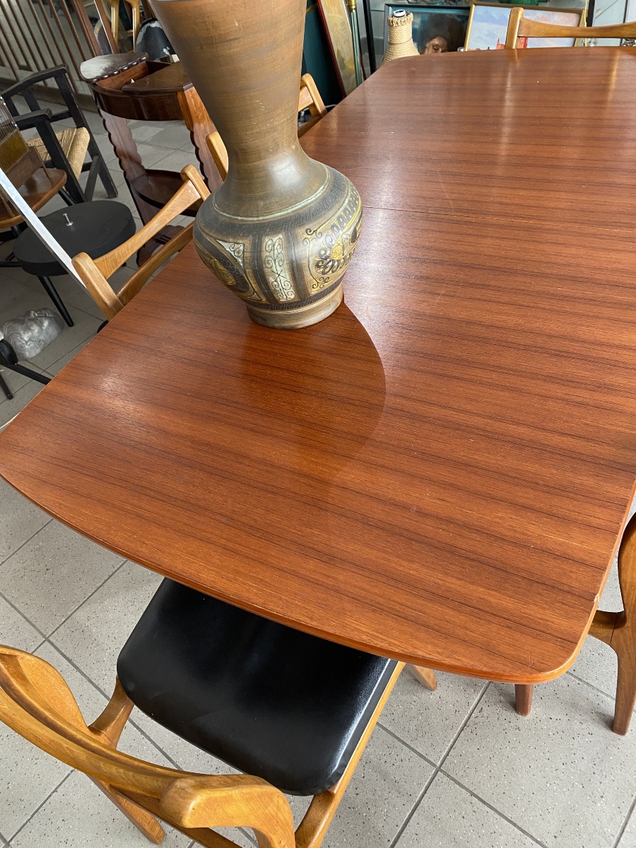 Andersen Table extensible scandinave en teck 1960-photo-1