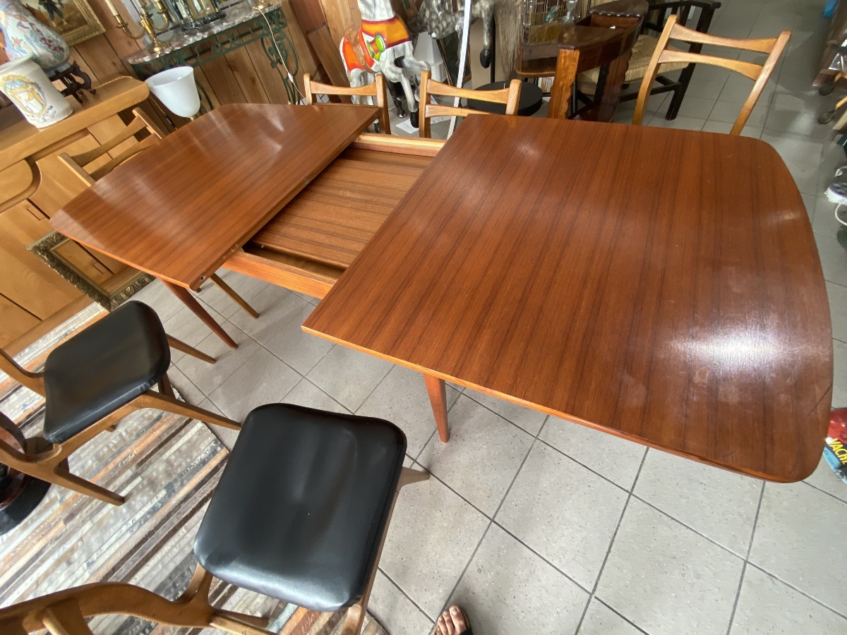 Andersen Table extensible scandinave en teck 1960-photo-2