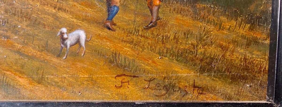 École flamande XVIIIéme  huile sur toile -photo-1