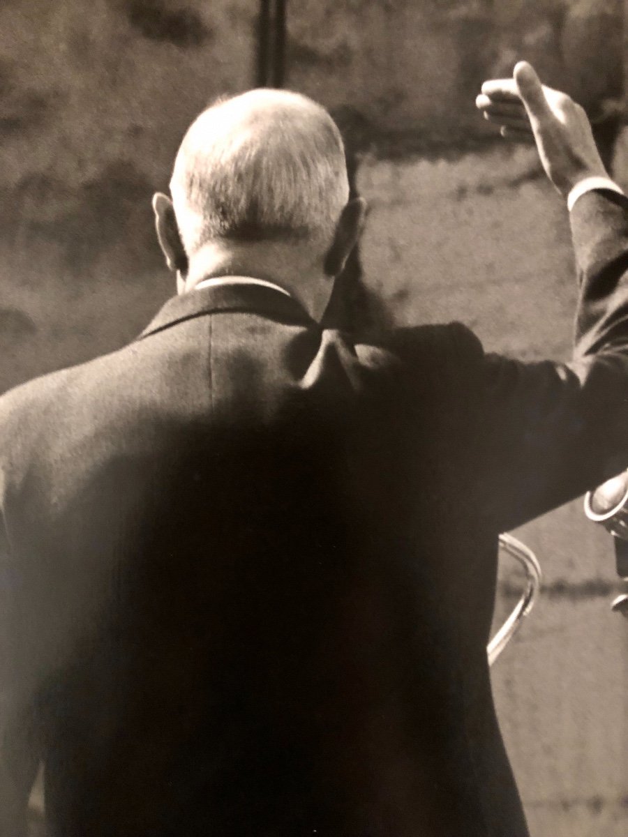 Philippe d'Argencé Original Silver Photo General De Gaulle 1968-photo-2