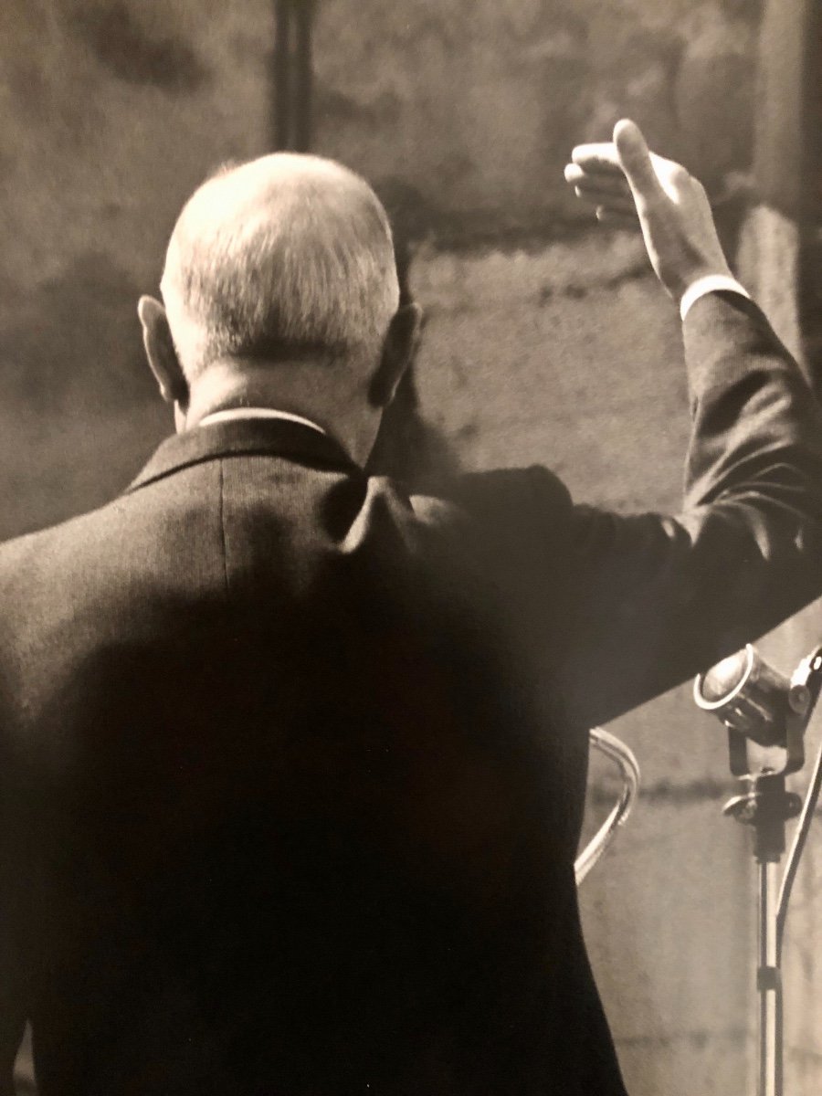 Philippe d'Argencé Original Silver Photo General De Gaulle 1968-photo-3