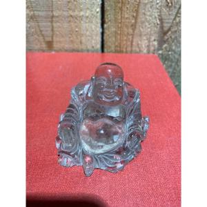 Bouddha Rieur En Cristal De Roche