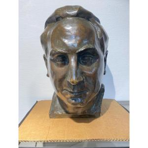 Lost Wax Bronze Doctor Bust 1930